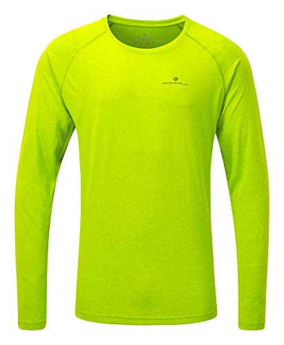Ronhill Core L/S Herren-T-Shirt, Neongelb, Größe S von Ronhill