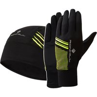 Ronhill Set Mütze + Handschuhe in schwarz von Ronhill