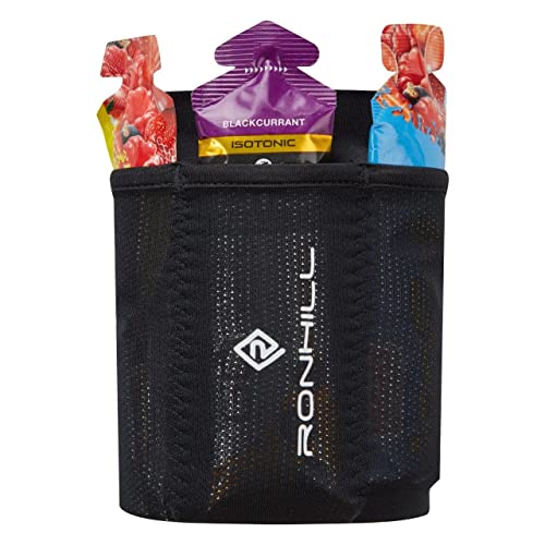 Ronhill Unisex Stretch Gel Arm Pocket Reisezubehör- Bi-Fold-Brieftasche, All Black, S/M von Ronhill