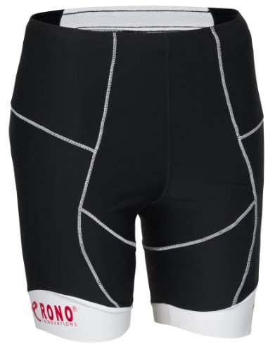 Rono Damen Fit Short/Pant/Tight, Black, XL von Rono