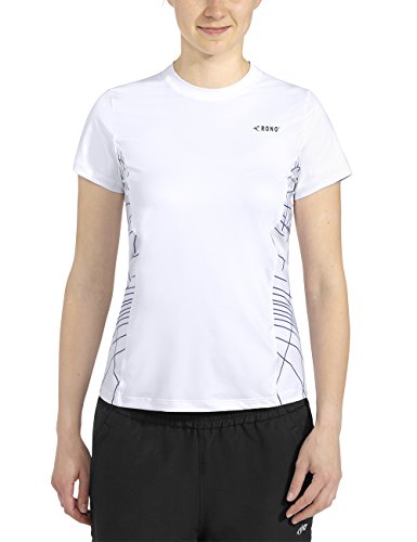 Rono Damen T-Shirt Präsentations, White / Surf The Web (6105), XL, 1128340 von Rono