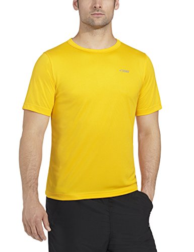Rono Herren T-Shirt Minimesh, Saffron (500), L, 1120530 von Rono