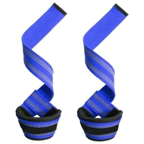 Ronyme 2x2 Stück Lifting Straps Advanced 23inch für Krafttraining Blau von Ronyme