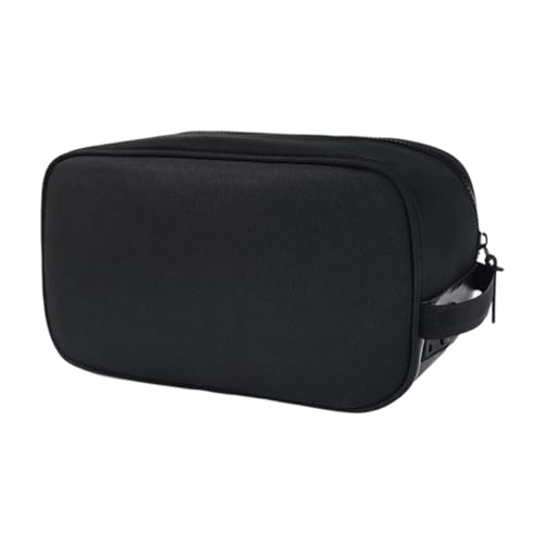 Ronyme Fußballschuhtasche, Aufbewahrungs Organizer, Waschbar, Leicht, Tragbar, Golfschuhtasche für Unterwegs, für Golf, Outdoor, Fitnessstudio, Fitness, Schwarz von Ronyme
