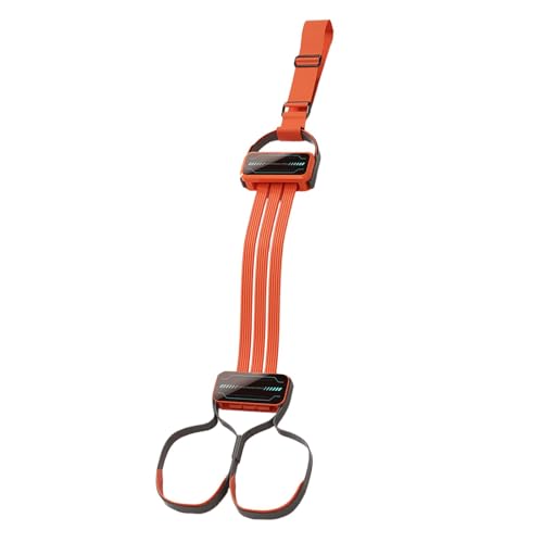 Ronyme Klimmzug-Unterstützungsband, Stangengurt mit Fußstütze, verstellbares Klimmzug-Widerstandsband für Erwachsene, Krafttraining für den Körper, für die, Orange von Ronyme
