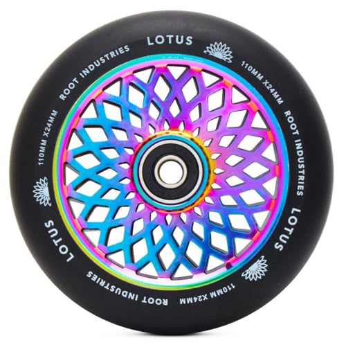 Root Unisex – Erwachsene Lotus Stunt Scooter-Räder, Rocket Fuel/Black, 110mm von Root Industries