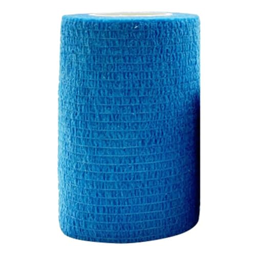 Rordigo Blue Sport Selbstklebendes Elastisches Bandage-Wickelband für Kniestützpolster, Finger-Knöchel-Handfläche von Rordigo