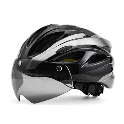 Rordigo Fahrradhelm Fahrradhelm Fahrradhelm mit Rücklichtbrille Verstellbarer Mountainbike-Helm für Erwachsene Männer Frauen von Rordigo