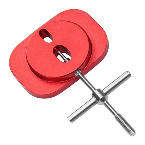 Rordigo Pin-Entferner-Werkzeug, Aluminium, Leichtes Baitcasting-Wartungs-Angelwerkzeug, Rot von Rordigo
