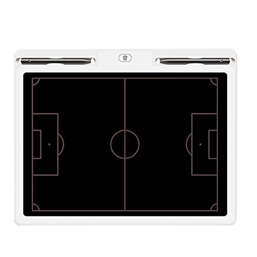 Professional Elektronisches Fussball Taktiktafel Football Coach Board mit Aktualisiert Flexiblem LCD Schreibtafel und Stifte RoseFlower Taktikmappe Fußball Ideal für Taktiken und Spielanpassungen 