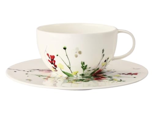 Rosenthal Brillance Fleurs Sauvages Tee-/Cappucinotasse 2tlg von Rosenthal