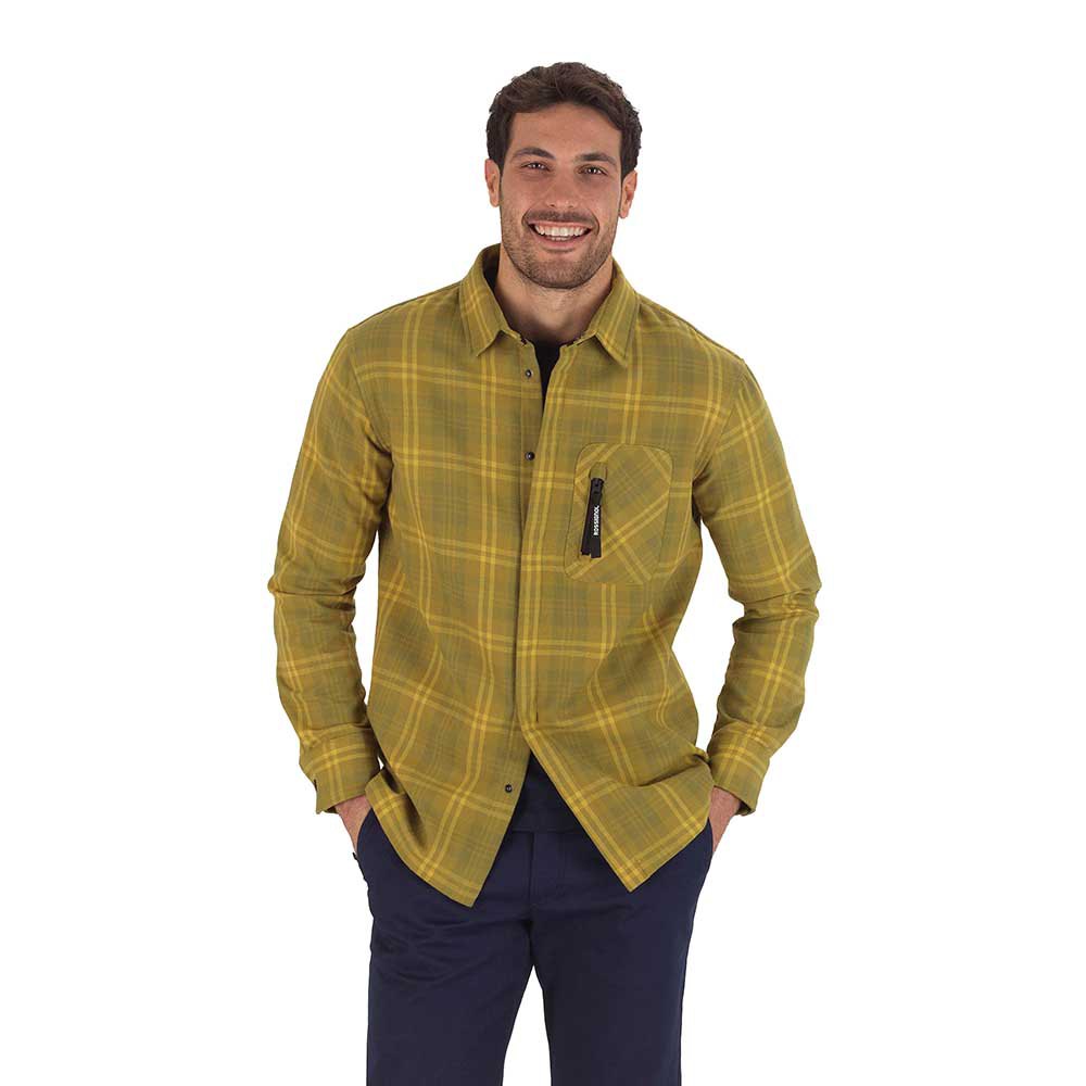 Rossignol Flannel Long Sleeve Shirt Grün 2XL Mann von Rossignol