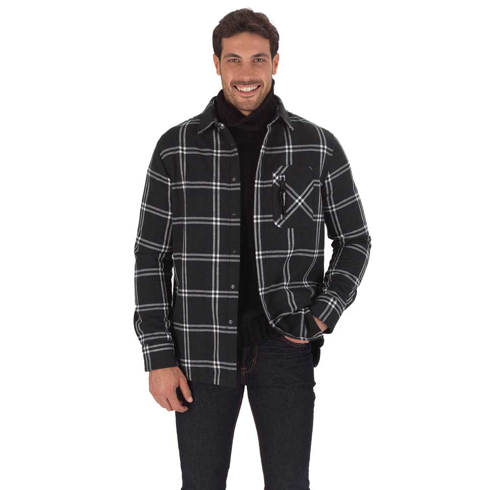 Rossignol Flannel Long Sleeve Shirt Schwarz L Mann von Rossignol