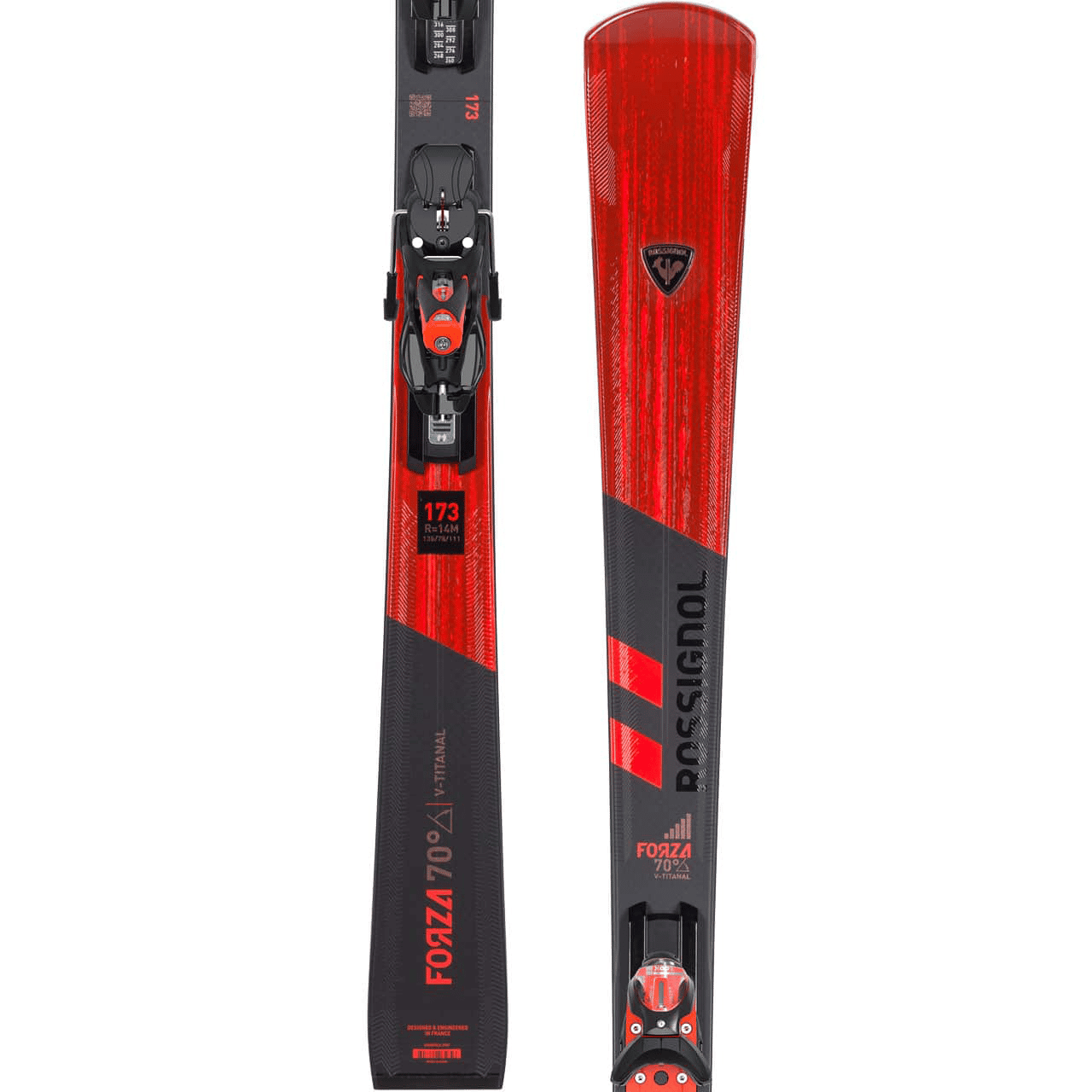 Rossignol Forza 70° V-Ti Konect (2024/25) - Set incl. Bindung von Rossignol