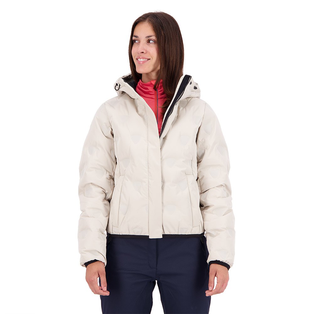 Rossignol Welded Quilt Shield Jacket Beige M Frau von Rossignol