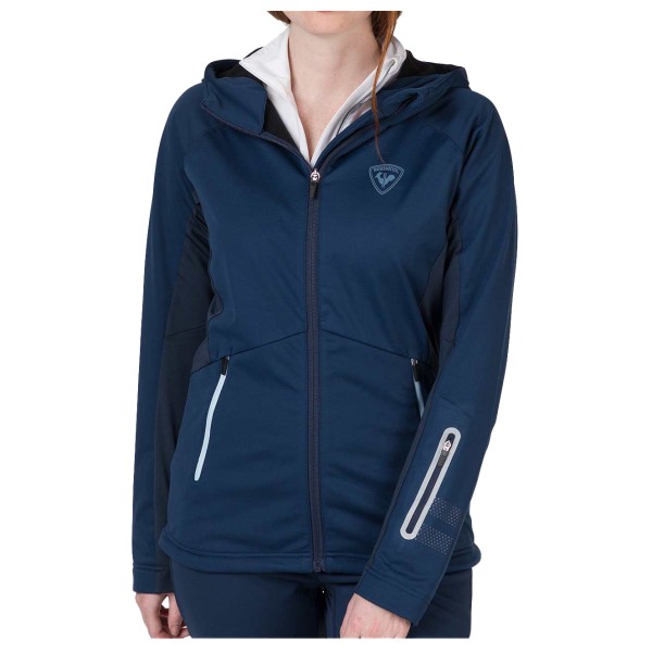Rossignol - Women's Softshell Hoodie Jacket - Langlaufjacke Gr M;S;XL blau;grau von Rossignol