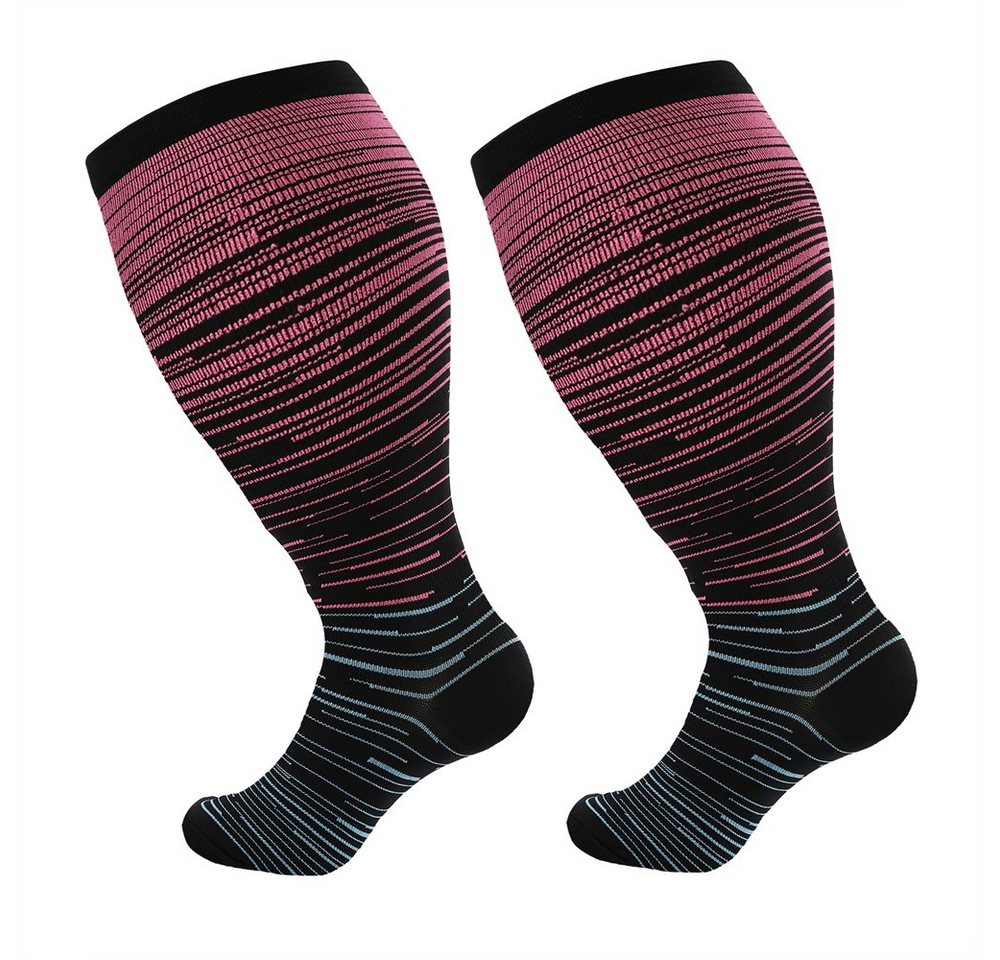 Rouemi Strümpfe Socken in Übergröße, Herren- und Damenkompressionssocken,Fitnesssocken von Rouemi