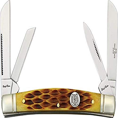 Rough Rider - Taschenmesser - Congress Amber Bone - Länge Geschlossen: 9.21 cm von Rough Rider