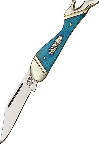 Rough Rider - Taschenmesser - Small Leg Knife Blue Bone - Länge geschlossen: 8.26 cm von Rough Rider