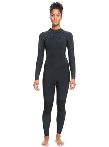 Roxy 3/2mm Swell Series 2022 - Back Zip Wetsuit for Women - Back-Zip-Neoprenanzug - Frauen - 6 - Schwarz. von Roxy