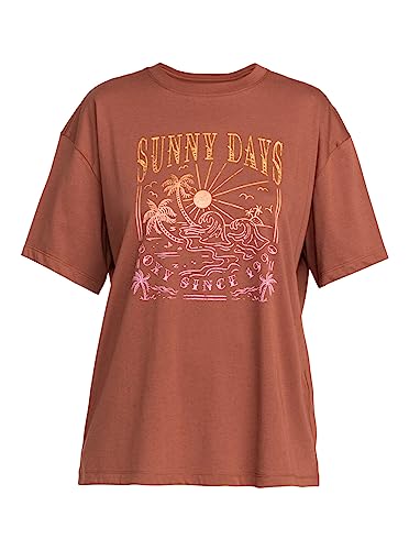 Roxy Dreamers - T-Shirt mit übergroßem Loose Fit für Frauen Braun von Roxy