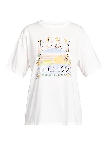 Roxy Dreamers - T-Shirt mit übergroßem Loose Fit für Frauen Weiß von Roxy
