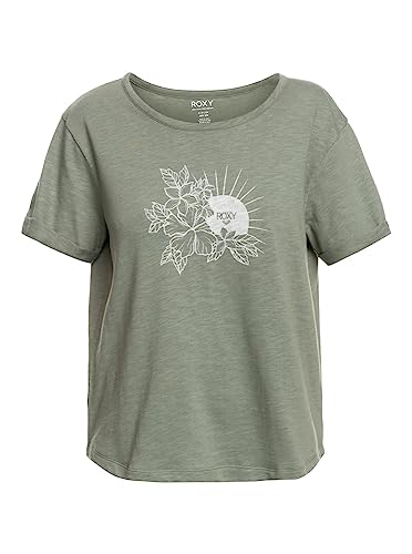 Roxy Ocean After - T-Shirt mit Loose Fit für Frauen Grün von Roxy