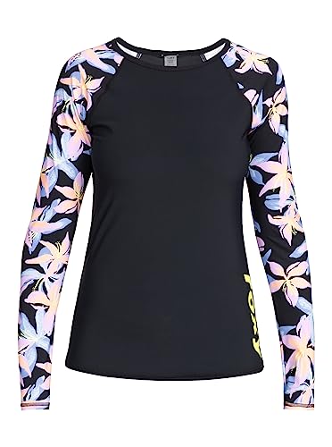 Roxy Active - Langärmliges Surf-T-Shirt mit UPF 50 für Frauen Schwarz von Roxy