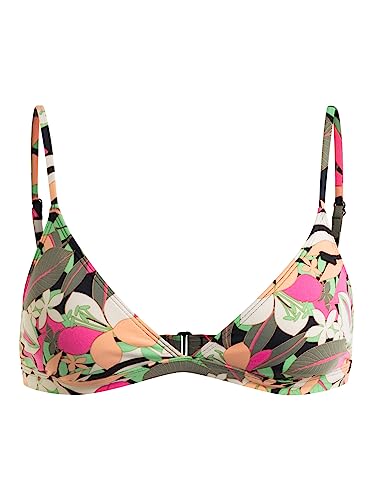 Roxy Printed Beach Classics - Triangel Bikinitop für Frauen Schwarz von Roxy