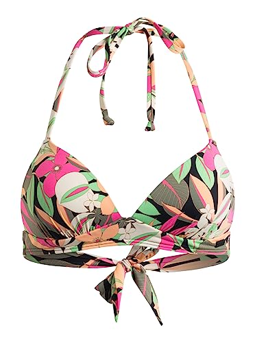 Roxy Printed Beach Classics - Bikinioberteil mit Neckholder für Frauen Schwarz Roxy Printed Beach Classics - Bikinioberteil mit Neckholder für Frauen Schwarz von Roxy