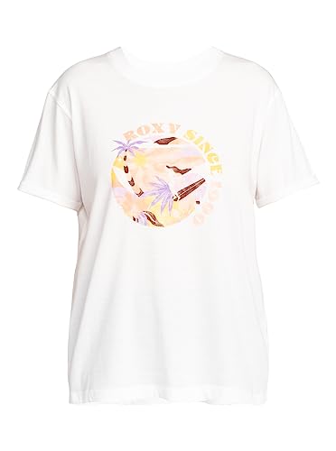 Roxy Summer Fun - T-Shirt mit Loose Fit für Frauen Weiß von Roxy