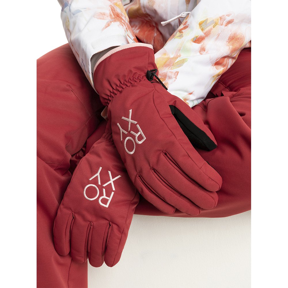 Roxy Freshfields Gloves Rot L Frau von Roxy