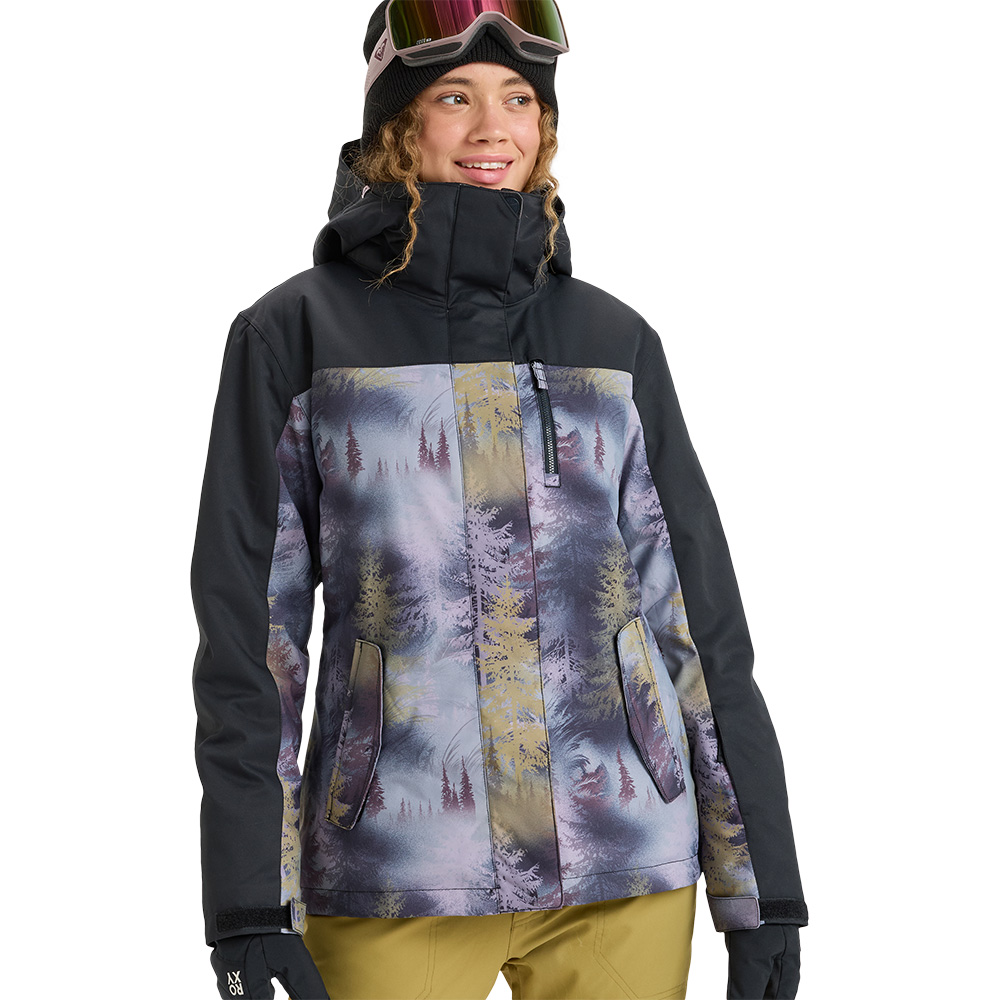 Roxy Jetty Block Jacket Grau L Frau von Roxy