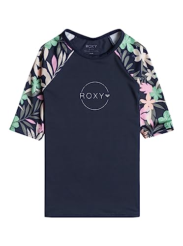 Roxy Kurzärmliges Surf-T-Shirt mit UPF 50 für Mädchen 6-16 Blau von Roxy