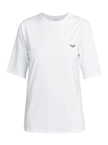 Roxy New Enjoy Waves - Kurzärmliges Surf-T-Shirt mit UPF 50 für Frauen Weiß von Roxy