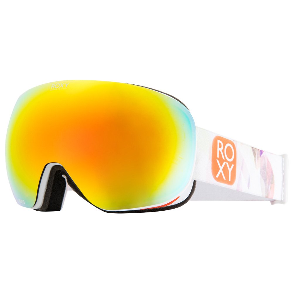 Roxy Popscreen Cluxe Ski Goggles Weiß CAT3 von Roxy