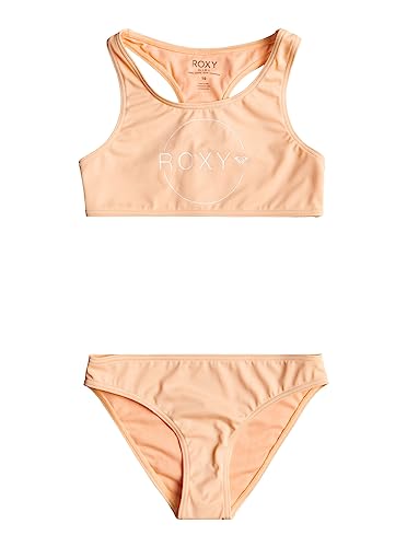 Roxy Basic Active - Zweiteiliges Crop-Top-Bikini-Set für Mädchen 6-16 Rosa von Roxy