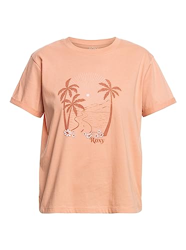 Roxy Summer Fun - T-Shirt mit Loose Fit für Frauen Beige von Roxy
