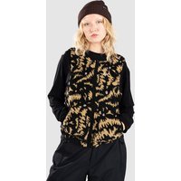 Roxy Waves Of Warmth Easy Isolationsweste anthracite big flowers von Roxy