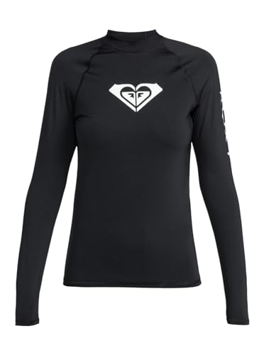 Roxy Whole Hearted - Langärmliger Rashguard mit UPF 50 für Frauen Schwarz von Roxy