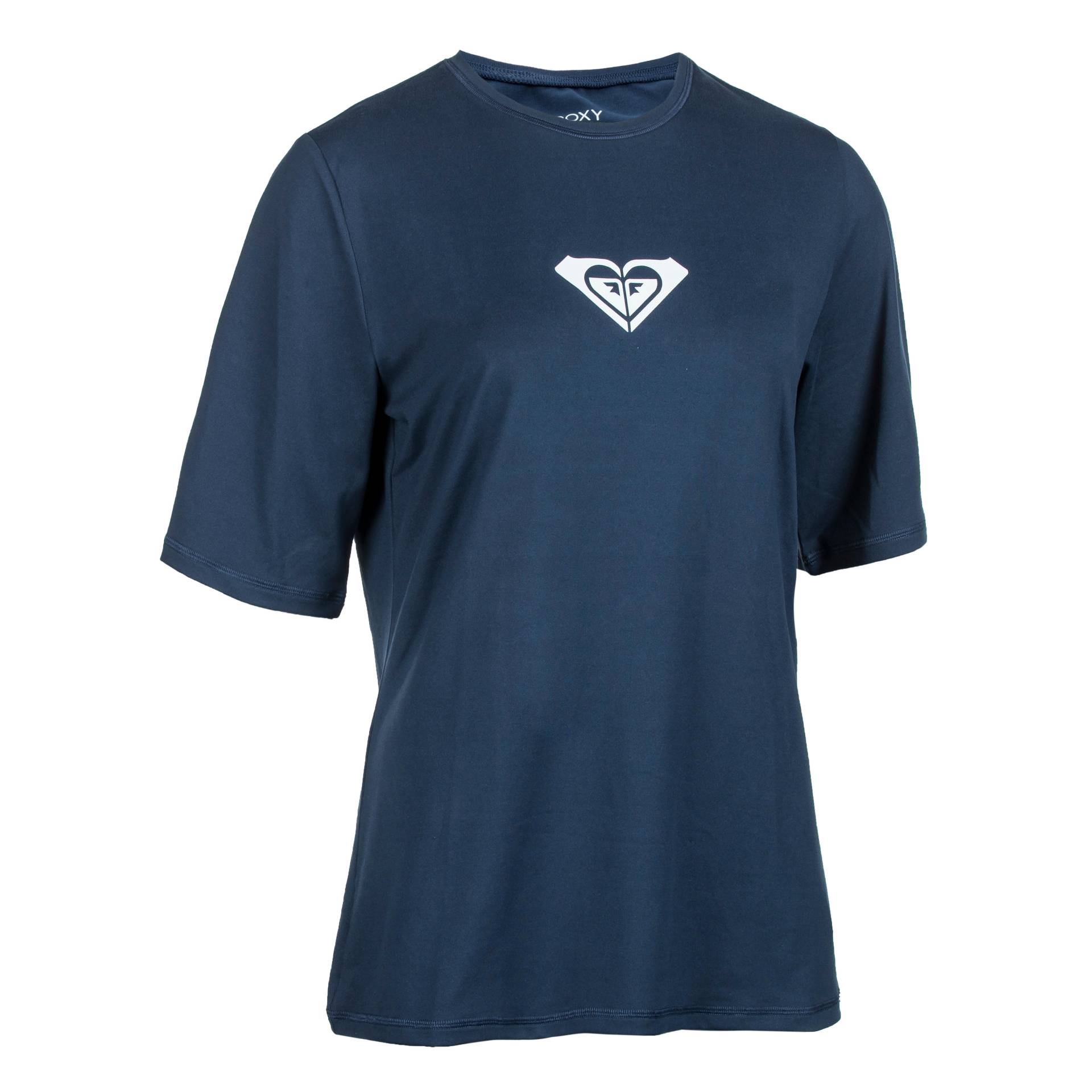 UV-Shirt kurzarm Damen - Logo indigo blau von Roxy
