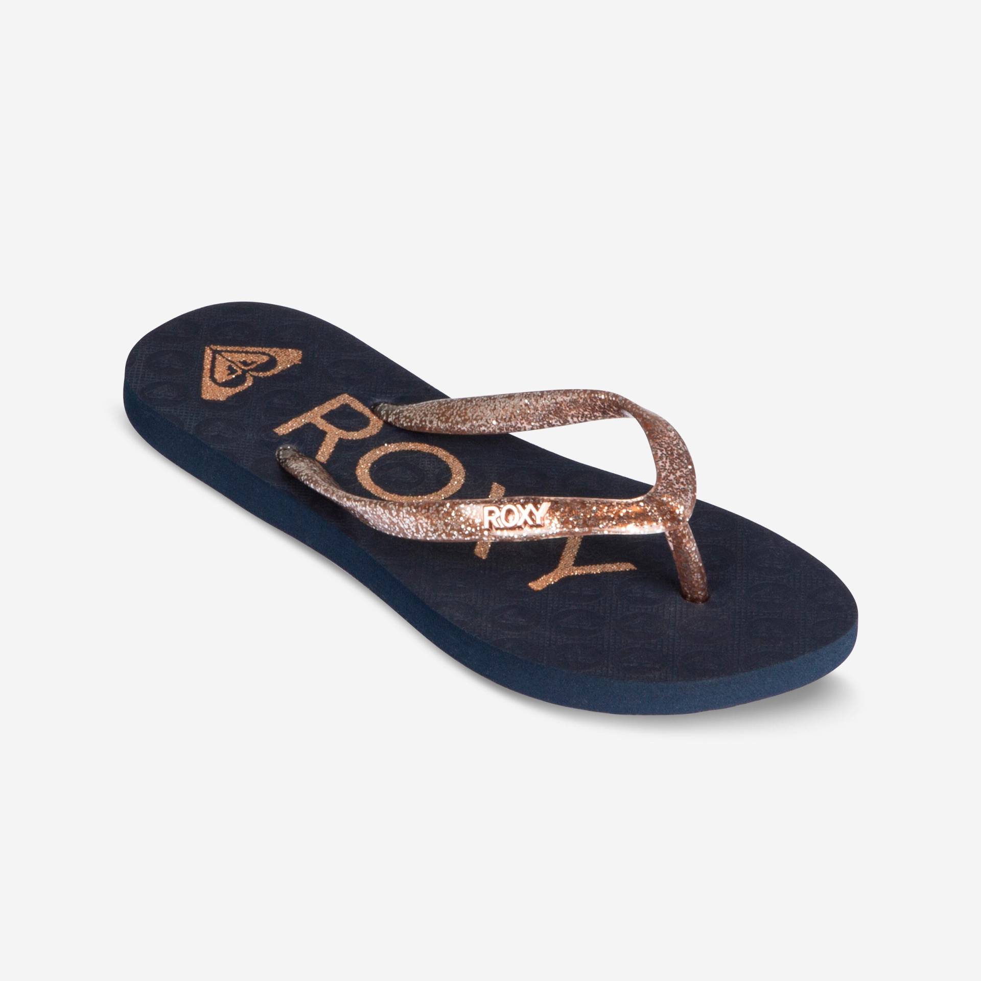 Zehensandalen Mädchen Roxy Viva Sparkle blau/gold von Roxy