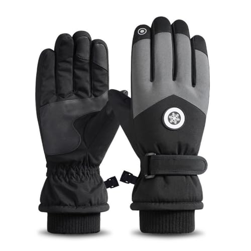 Roysmart Skihandschuhe Herren Damen, Touchscreen Winterhandschuhe Warm Winddicht Thermohandschuhe Wasserdicht Handschuhe für Skifahren Snowboard Eislaufen Wandern von Roysmart