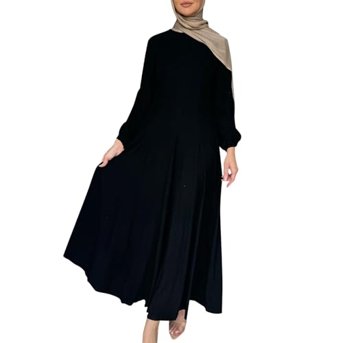 Frauen Kleidung, Abaya Damen Sommer Baumwolle Große Größe mit Kopftuch Kleidung Frühling Elegant Hijab-Kleid Abaya-Set Lang Gebetskleidung Burka Muslimische Islam Gebetskleid Muslim Für Frauen von RuFengz
