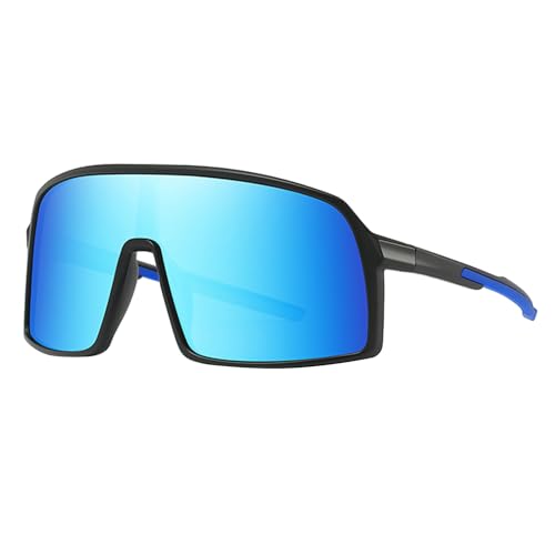 Ruikdly Fahrradbrille Schnelle Brille Schnelle Brille Rave Herren Rennrad Brille Sport Sonnenbrille UV400 Schutz für Herren Damen Outdooraktivitäten Wie Radfahren Laufen Glof Ski im Freien… von Ruikdly
