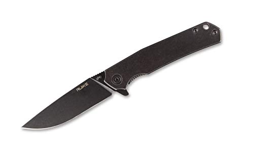 Ruike Unisex – Erwachsene P801-SB Black Taschenmesser, Schwarz, 20 von Ruike