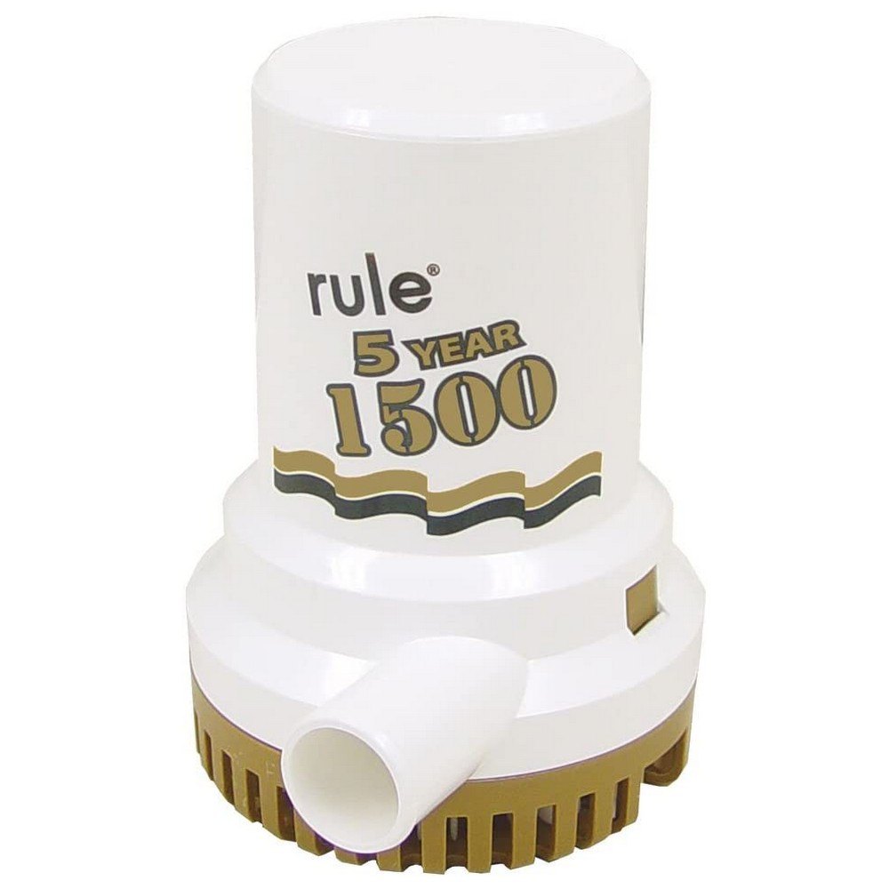 Rule Pumps Gold Sieres 1500gph 12v High Capacity Manual Pump Weiß von Rule Pumps