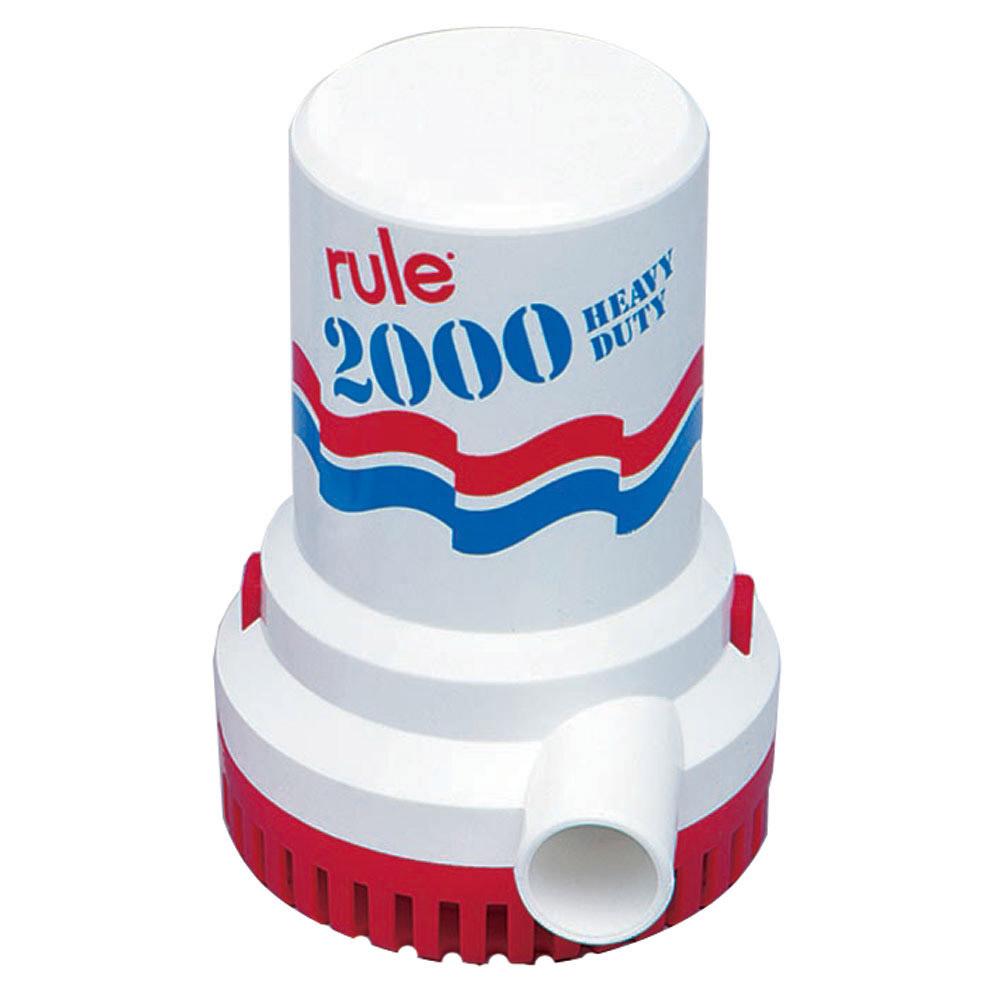 Rule Pumps Heavy Duty Sumersible Pump Rot,Weiß 12V von Rule Pumps