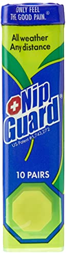 RunGuard Brustwarzenpflaster Nipguards Professionelle Dose mit 10 Paar Pflaster, Green, Einheitsgröße von RunGuard