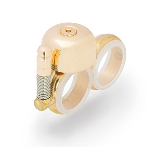Runbell - Handheld-Laufglocke - Japanische Qualität Messingglocke liefert einen harmonischen Ring, um andere vor Ihrem Ansatz zu warnen. Nützlich für Trailrunning, Laufen Kinderwagen, Einrad, Klassenzimmer (für ihr Gold) von Runbell